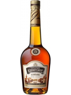 Old Kenigsberg Russian cognac five-year