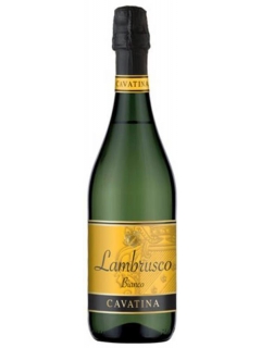 Cavatina Lambrusco Bianco sparkling wine white semi sweet
