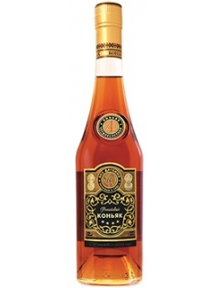 Russian four-year-old cognac 4 stars