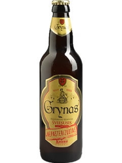 Beer Grynas Svieusis light malt filtered Beer Grynas Svieusis light malt filtered