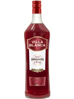 Villa Blanca with a taste of vermouth-cherry drink alcohol Villa Blanca with a taste of vermouth-cherry drink alcohol