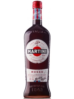 Martini Rosso drink flavored grape-containing red sweet