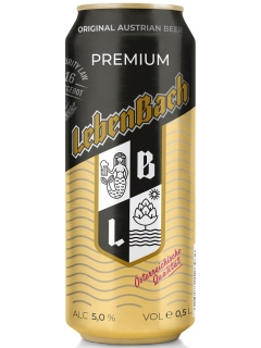 Beer Lebenbach Premium light filtered Beer Lebenbach Premium light filtered
