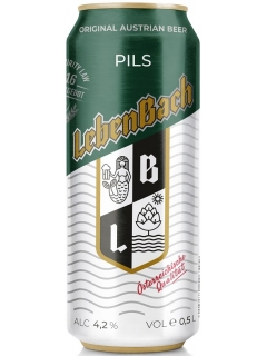 Beer Lebenbach Pils light filtered Beer Lebenbach Pils light filtered