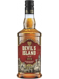 Devils Island Spice alcoholic beverage aged rum Devils Island Spice alcoholic beverage aged rum