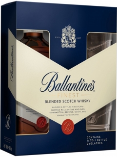 Ballantines Finest whisky gift package Ballantines Finest whisky gift package