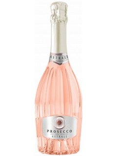 Prosecco Rose Astrale sparkling wine aged dry pink