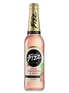 Fizz Premium Rose Strawberry Basil Cider Sweet