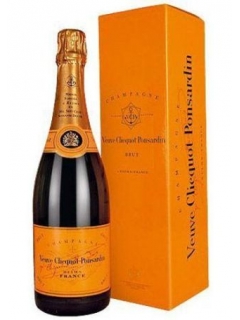 Champagne Veuve Clicquot Ponsardin Brut white gift box