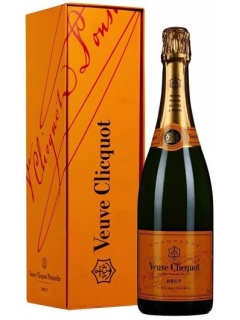 Champagne Veuve Clicquot Ponsardin Brut white gift box (envelope)