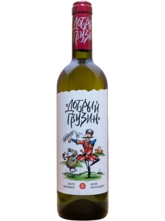 Добрый Грузин вино столовое полусладкое белое 