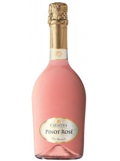 Игристое Каватина Пино Розе вино сухое розовое