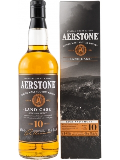Аэрстоун Лэнд Каск 10 лет виски шотландский подарочная упаковка