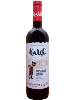 Алазанская долина Кацо вино столовое красное полусладкое 