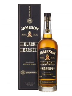 Джемесон Блэк Баррел виски ирландский купажированный подарочная упаковка с двумя стаканами