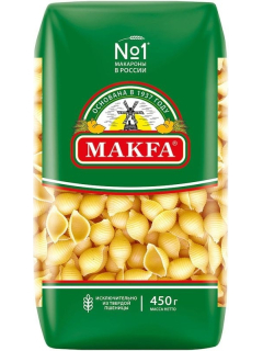 Макфа Ракушки макаронные изделия