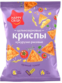 Хэппи Крисп Пряный Томат криспы кукурузно-рисовые