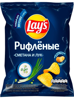 Лейс Сметана Лук чипсы 