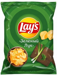 Лейс Молодой Зеленый ЛУк чипсы