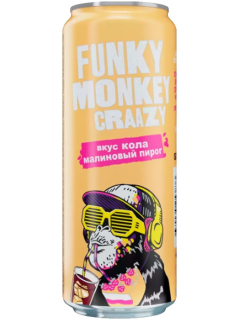 Фанки Манки Крейзи Кола Малиновый пирог напиток безалкогольный газированный
