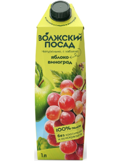 Волжский Посад Яблочно-Виноградный нектар
