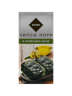 Риоба чипсы из морской капусты нори в оливковом масле