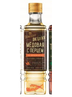 Демирофф Де Люкс Медовая с перцем на липовом меду настойка горькая