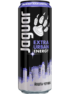 Ягуар Экстра Урбан Энерджи Йошта и Черника напиток газированный безалкогольный энергетический