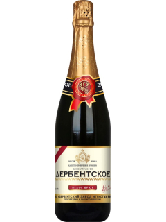 Дербентское вино игристое белое брют 