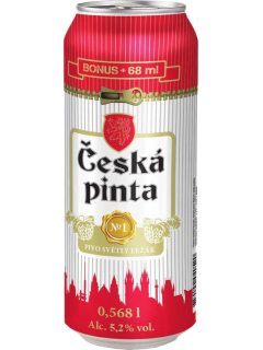 Пиво Чешска Пинта Светлый Лежак светлое фильтрованное 