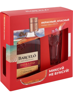 Барсело Дорадо ром в подарочной упаковке