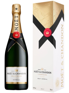 Моэт и Шандон Империаль Брют шампанское белое брют в подарочной упаковке