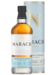 Нарочь виски солодовый в подарочной упаковке 