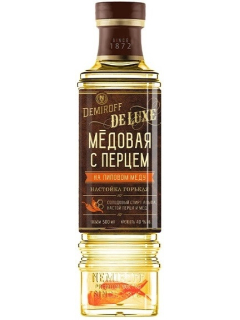 Демирофф Де Люкс Медовая с Перцем на Липовом меде настойка горькая