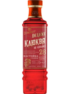 Демирофф Клюква на коньяке настойка сладкая 