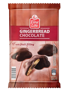 Файн Лайн пряник имбирный с фруктовой начинкой