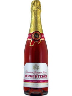 Дербентское вино игристое розовое полусладкое 