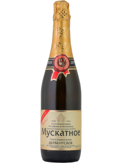 Дербентское Мускат вино игристое белое полусладкое 