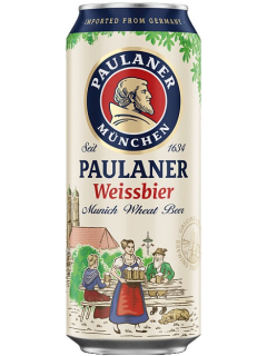 Паулайнер Вайссбир пиво светлое нефильтрованное