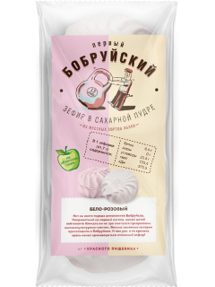 Бобруйский зефир бело-розовый