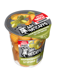 Дон Чипсарро Маринованные Огурчики чипсы пшеничные