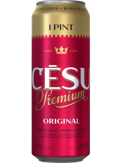 Пиво Сesu Premium светлое пастеризованное фильтрованное железная банка 