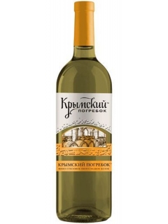 Крымский Погребок вино столовое белое полусладкое 