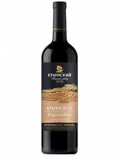 Крымское вино столовое белое полусладкое 